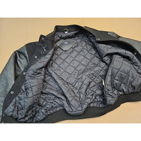 Western Express Driver Jacket Embroidered Varsity Men's L Vantage Wool/Leather - Picture 12 of 16